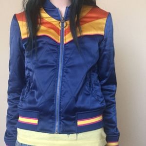 Original navy rising sun bomber jacket